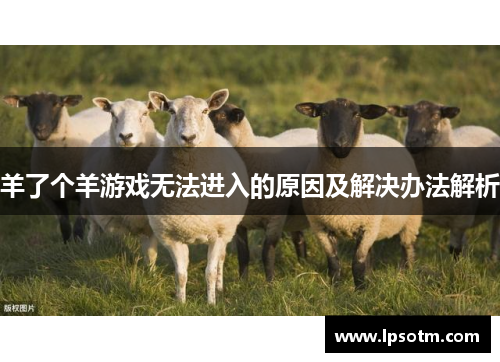 羊了个羊游戏无法进入的原因及解决办法解析